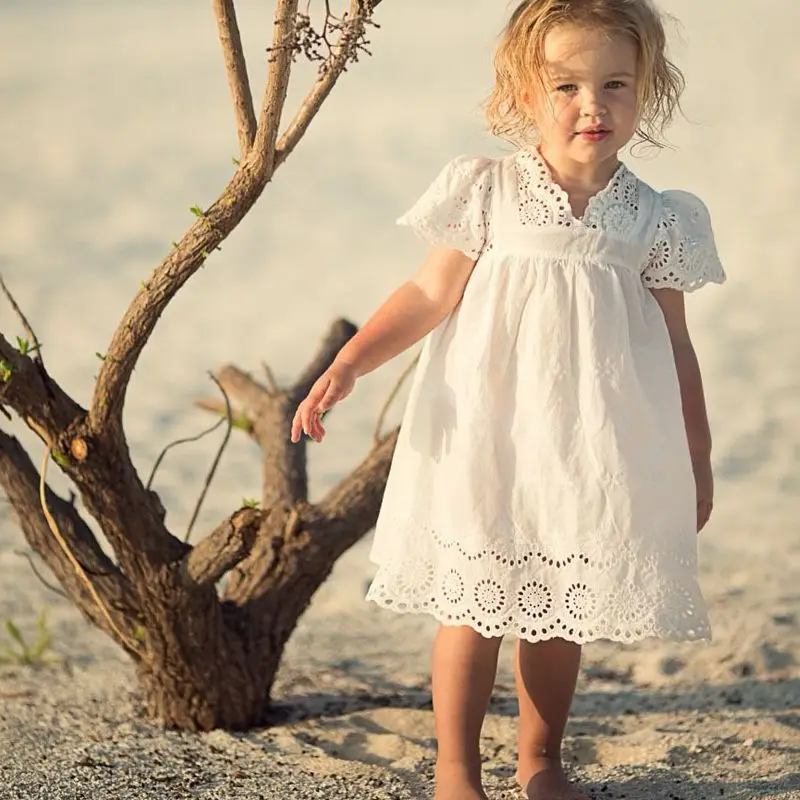 2022 Children's Dress New Girls Dress Summer Dress White Hollow-out Princess Dress Children's BaptismChildren Clothing 3-8Y
2022 Children's Dress New Girls Dress Summer Dress White Hollow-out Princess Dress Children's BaptismChildren Clothing 3-8Y