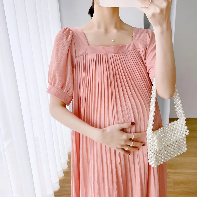 Fashion Maternity Dresses Pleated New Pregnant Women Clothes Pregnancy Dress Maternity Summer Clothing Elegant Maternity Gown
Fashion Maternity Dresses Pleated New Pregnant Women Clothes Pregnancy Dress Maternity Summer Clothing Elegant Maternity Gown