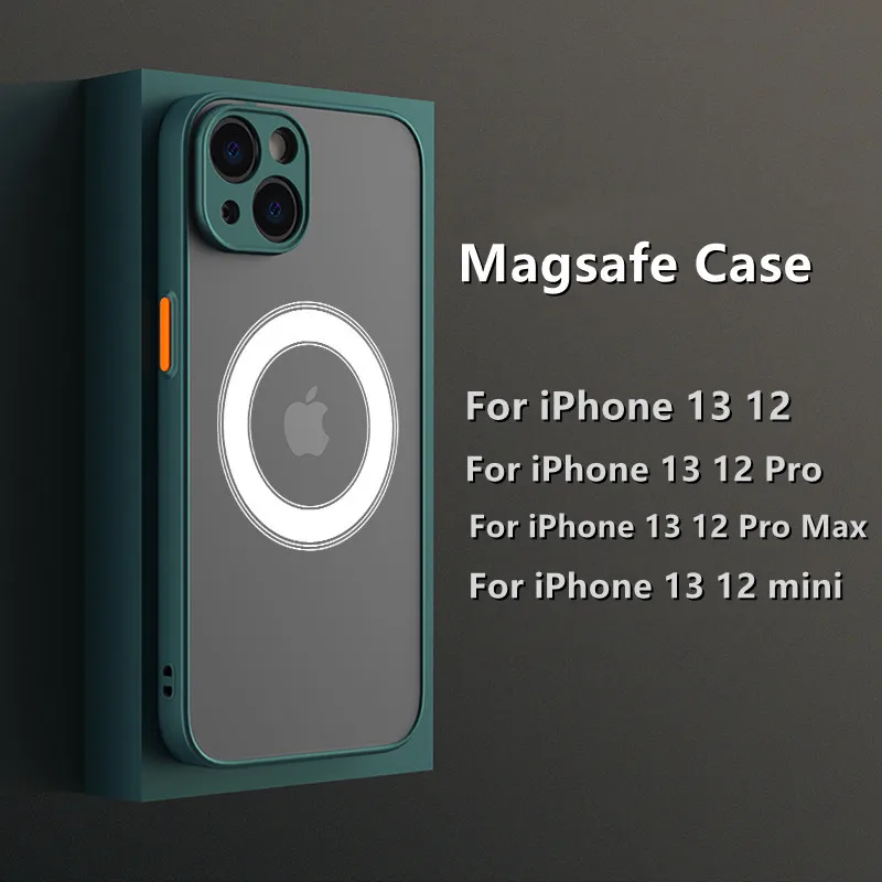 Magnetic Case For iPhone 13 12 Pro Max Mini Coque Funda For Magsafe Wireless Charger Magsafing Magnet Back Shockproof Cover Soft
Magnetic Case For iPhone 13 12 Pro Max Mini Coque Funda For Magsafe Wireless Charger Magsafing Magnet Back Shockproof Cover Soft