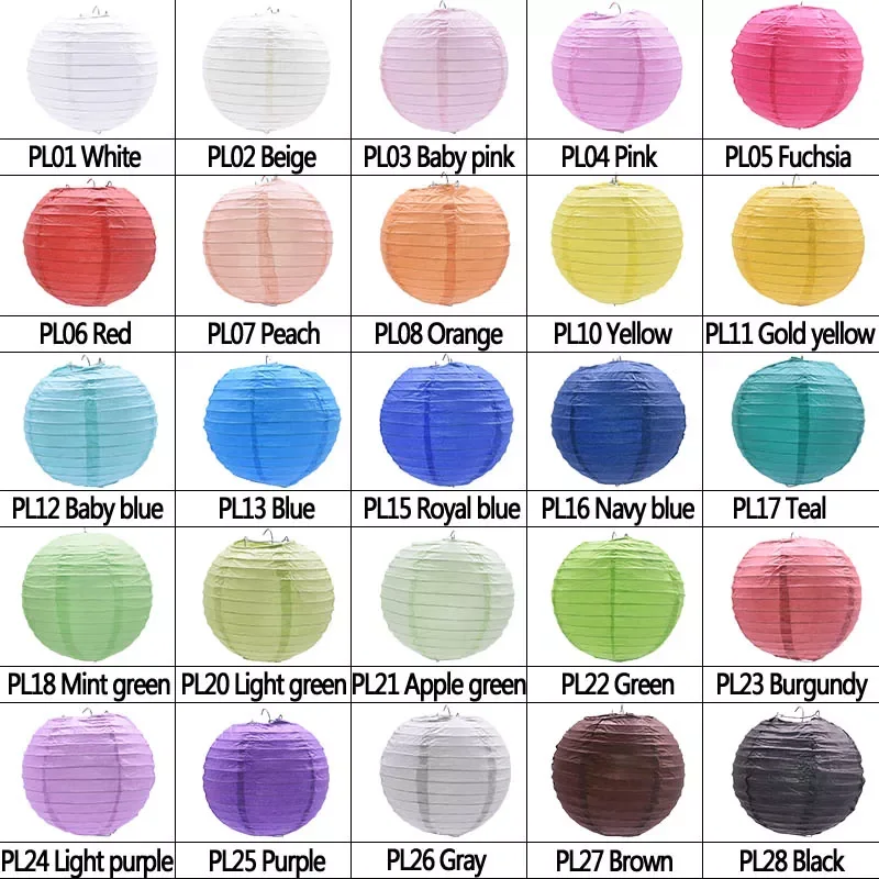 4-12inch Round Chinese Paper Lanterns Hanging Lantern Ball for Wedding Birthday Party Decoration Supplies Baby Shower Favors
4-12inch Round Chinese Paper Lanterns Hanging Lantern Ball for Wedding Birthday Party Decoration Supplies Baby Shower Favors