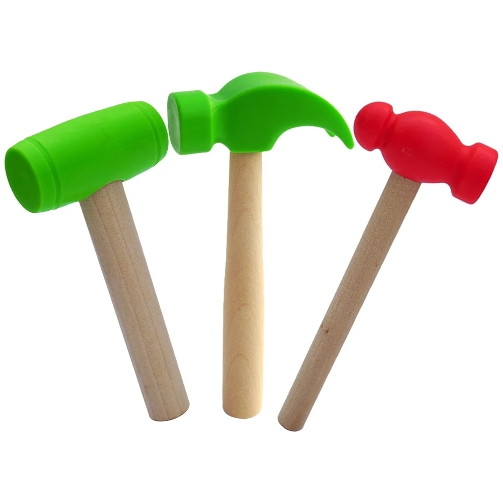 3 Pcs Simulated Woodworking Toys Fake Mallet Wooden Baby Hammer Kids Beating Gavel Construction Tools Children Pounding Hammers
3 Pcs Simulated Woodworking Toys Fake Mallet Wooden Baby Hammer Kids Beating Gavel Construction Tools Children Pounding Hammers