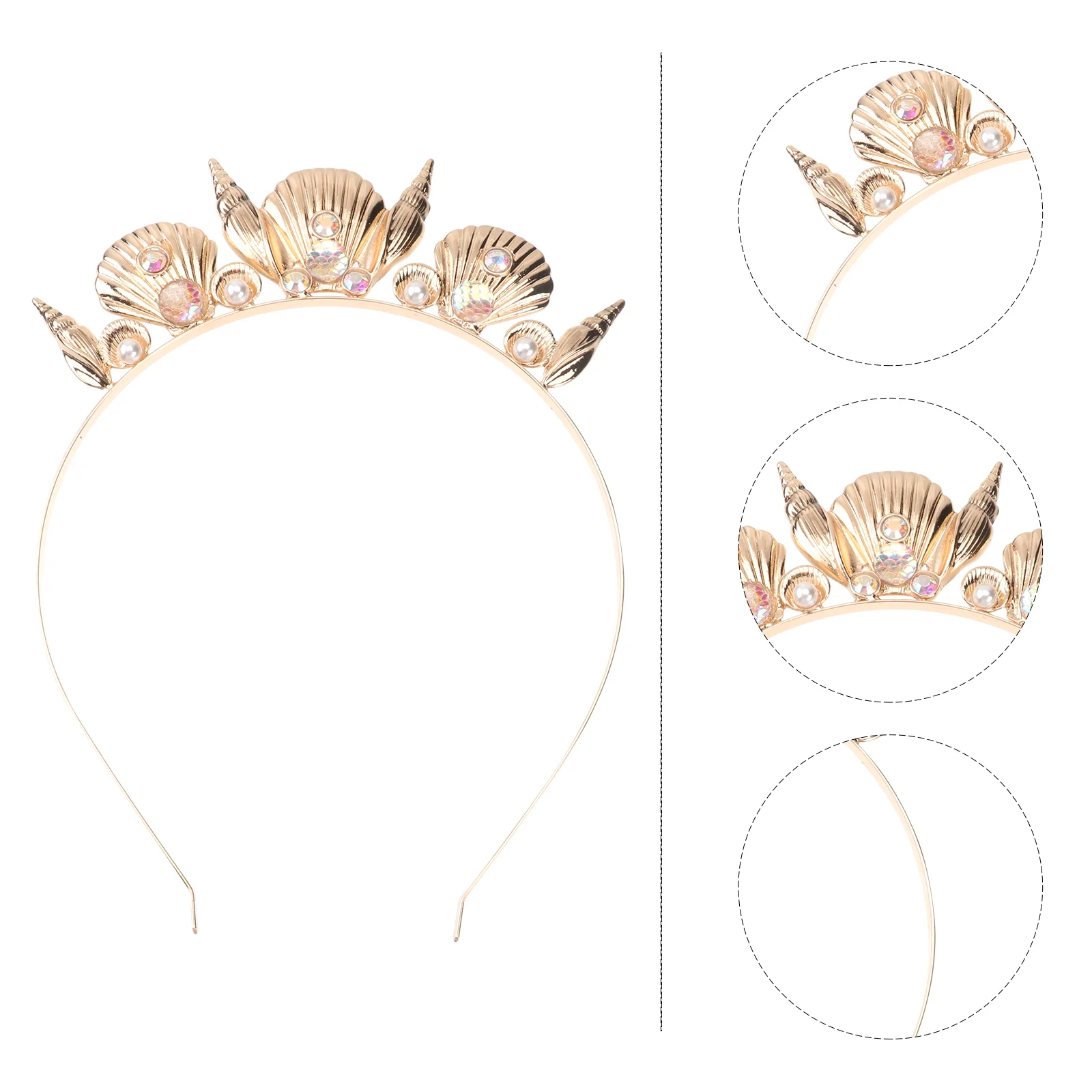 Bridal Hair Party Headwear Shell Conch Headband Hair Accessory For Girlsations Wedding Headwear for Party
Bridal Hair Party Headwear Shell Conch Headband Hair Accessory For Girlsations Wedding Headwear for Party