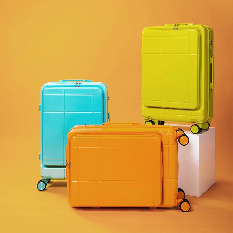24 InchSimple Style Luggage Female Solid Color Universal Wheel Strong and Durable Trolley Case Male Boarding Case
24 InchSimple Style Luggage Female Solid Color Universal Wheel Strong and Durable Trolley Case Male Boarding Case