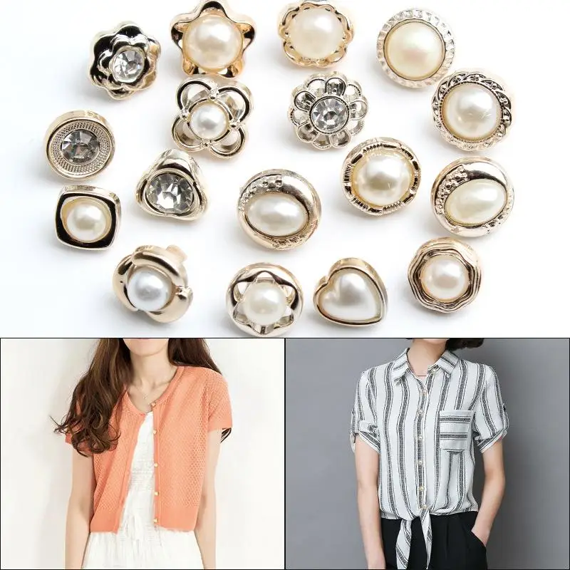 20/10/5Pcs Free Sewing Pearl Rhinestone Buttons Brooch Prevent Accidental Exposure Brooches Pins Badge Cufflinks Shirt Button
20/10/5Pcs Free Sewing Pearl Rhinestone Buttons Brooch Prevent Accidental Exposure Brooches Pins Badge Cufflinks Shirt Button
