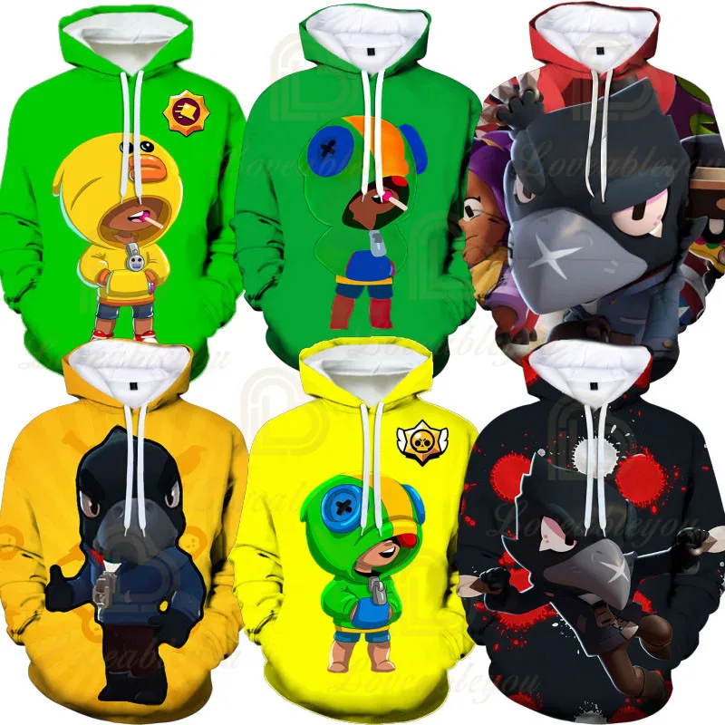 JANET BONNIE Cartoon Bravo Shoot Sandy Tops Teen Clothes Sandy Kids Hoodie Crow Raven Game 3D Sweatshirt Boys Girls Fashion
JANET BONNIE Cartoon Bravo Shoot Sandy Tops Teen Clothes Sandy Kids Hoodie Crow Raven Game 3D Sweatshirt Boys Girls Fashion