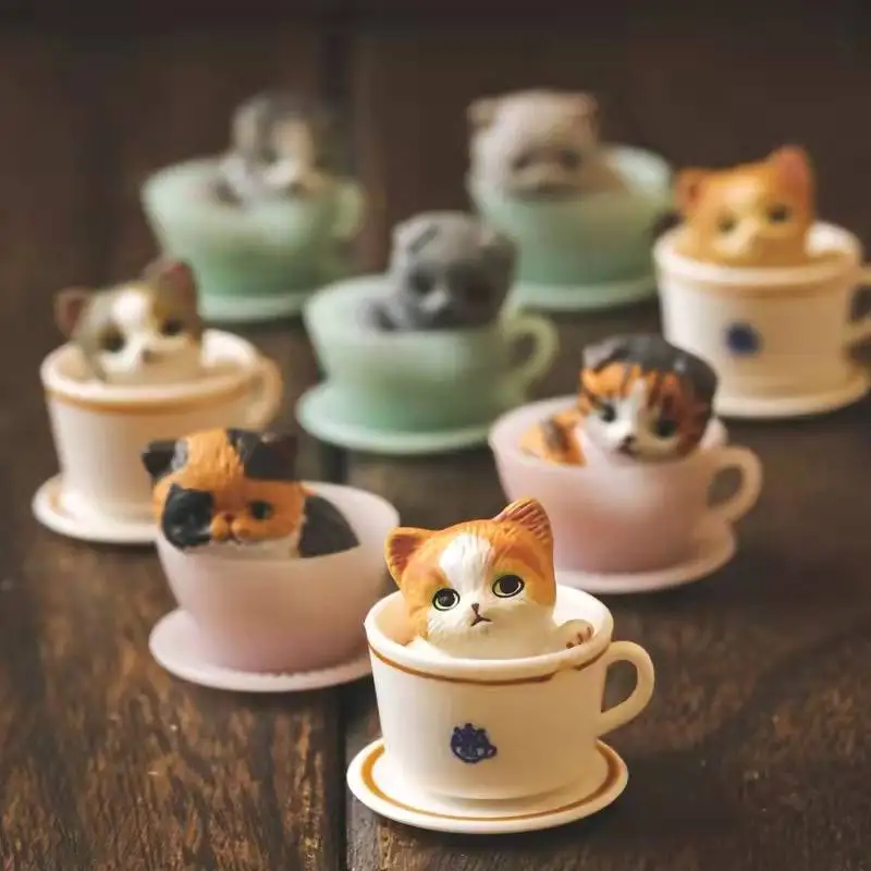 Cute mini teacup cat Microlandschaft teacup dog Mini puppy model Cat trinket Full set of 8
Cute mini teacup cat Microlandschaft teacup dog Mini puppy model Cat trinket Full set of 8