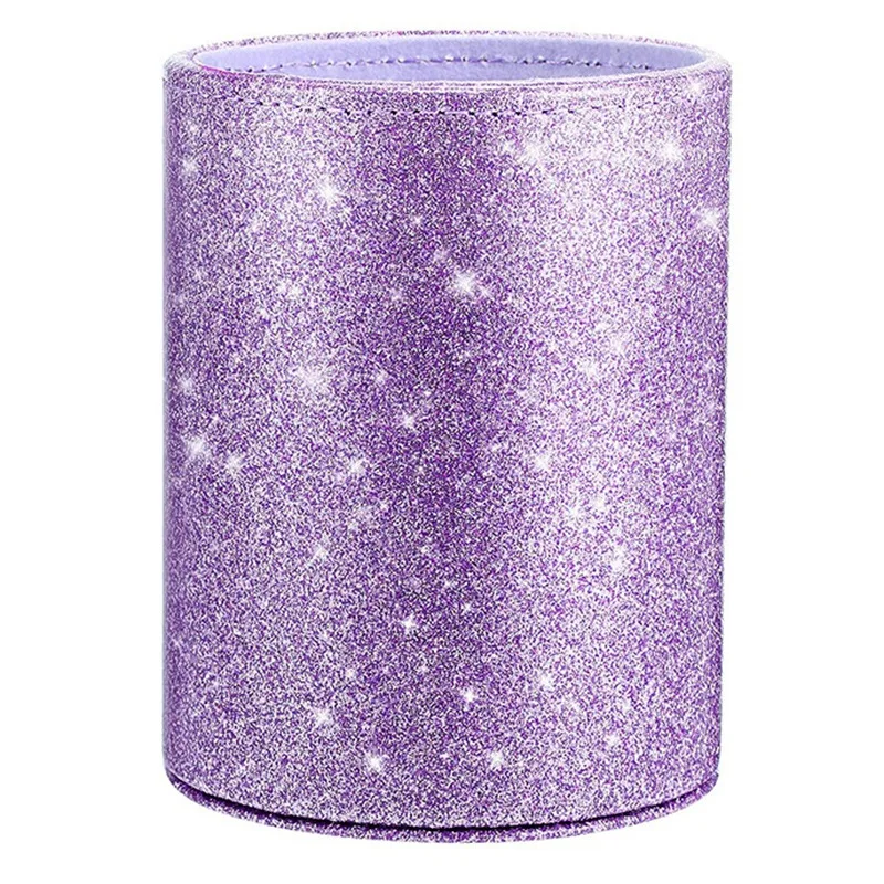 PU Glitter Pen Holder Pencil Cup Shiny Makeup Brush Holder Organizer Cup For Desk Office Classroom Home
PU Glitter Pen Holder Pencil Cup Shiny Makeup Brush Holder Organizer Cup For Desk Office Classroom Home
