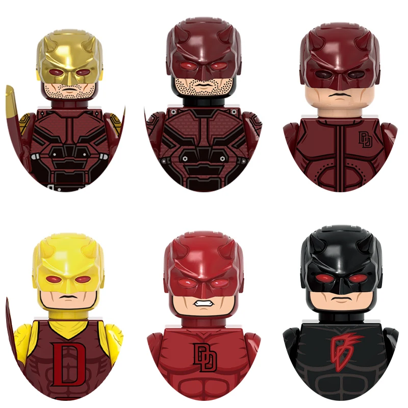 New Movie Cartoon Bricks Dolls Daredevil Series Mini Action Assemble Model Figures Building Blocks Toys Child Birthday Gifts
New Movie Cartoon Bricks Dolls Daredevil Series Mini Action Assemble Model Figures Building Blocks Toys Child Birthday Gifts
