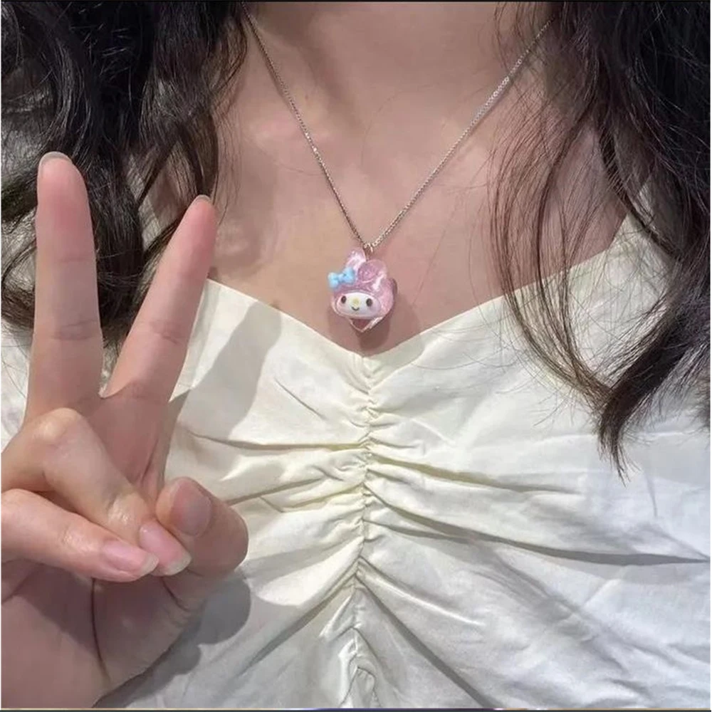 Kawaii Sanrioed Hello Kitty Girl Cartoon Necklace Cute Hello Kitty Kuromi Girl Short Necklace Student Pendant The Girl The Gift
Kawaii Sanrioed Hello Kitty Girl Cartoon Necklace Cute Hello Kitty Kuromi Girl Short Necklace Student Pendant The Girl The Gift