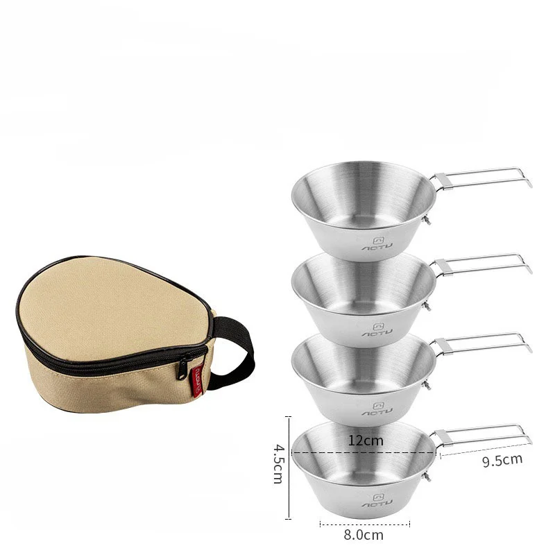 4PCS Stainless Steel Bowl for Outdoor Camping Barbecue BBQ Picnic Bowl with Foldable Handle Cooking Tableware
4PCS Stainless Steel Bowl for Outdoor Camping Barbecue BBQ Picnic Bowl with Foldable Handle Cooking Tableware