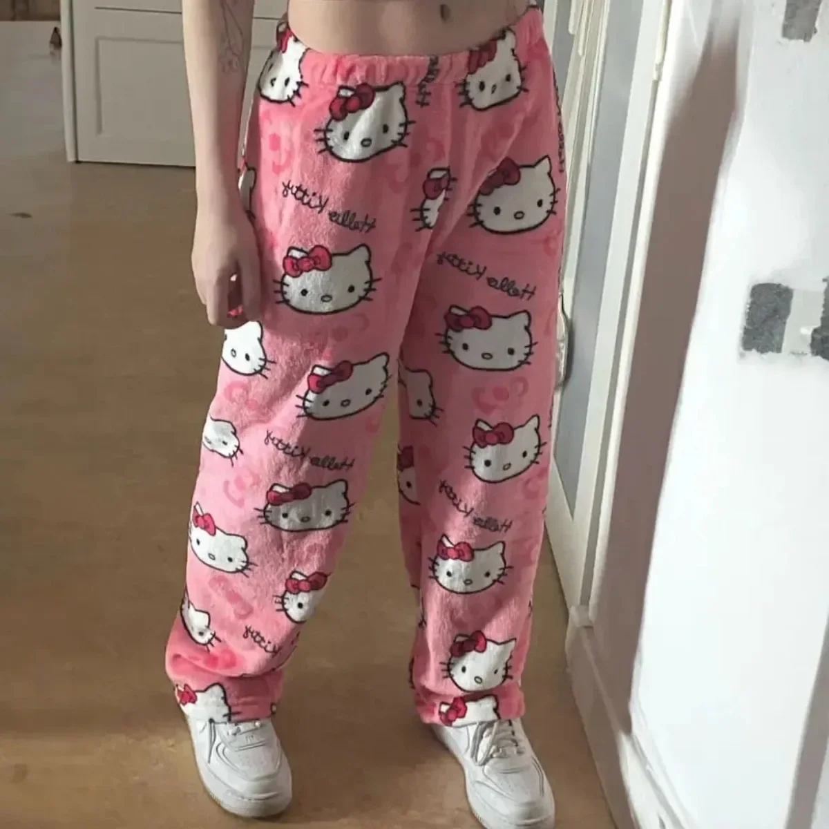 Hello Kitty Halloween Series Pajamas Flannel Cartoon Sanrio Series Trousers Velvet Stretch Fabric Pants Kawaii Boy Girls Clothes
Hello Kitty Halloween Series Pajamas Flannel Cartoon Sanrio Series Trousers Velvet Stretch Fabric Pants Kawaii Boy Girls Clothes