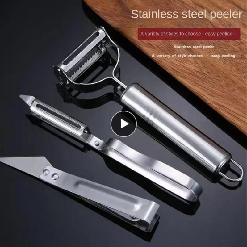 /Набор, Овощечистка из нержавеющей стали, кухонный инструмент с нескользящей ручкой
/Набор, Овощечистка из нержавеющей стали, кухонный инструмент с нескользящей ручкой