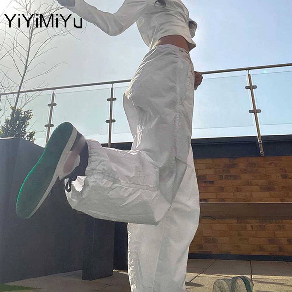 Уличный комбинезон Y2K, женские брюки-карго с широкими штанинами, повседневные винтажные свободные брюки-карго с низкой талией, белые, зелены...
Уличный комбинезон Y2K, женские брюки-карго с широкими штанинами, повседневные винтажные свободные брюки-карго с низкой талией, белые, зелены...