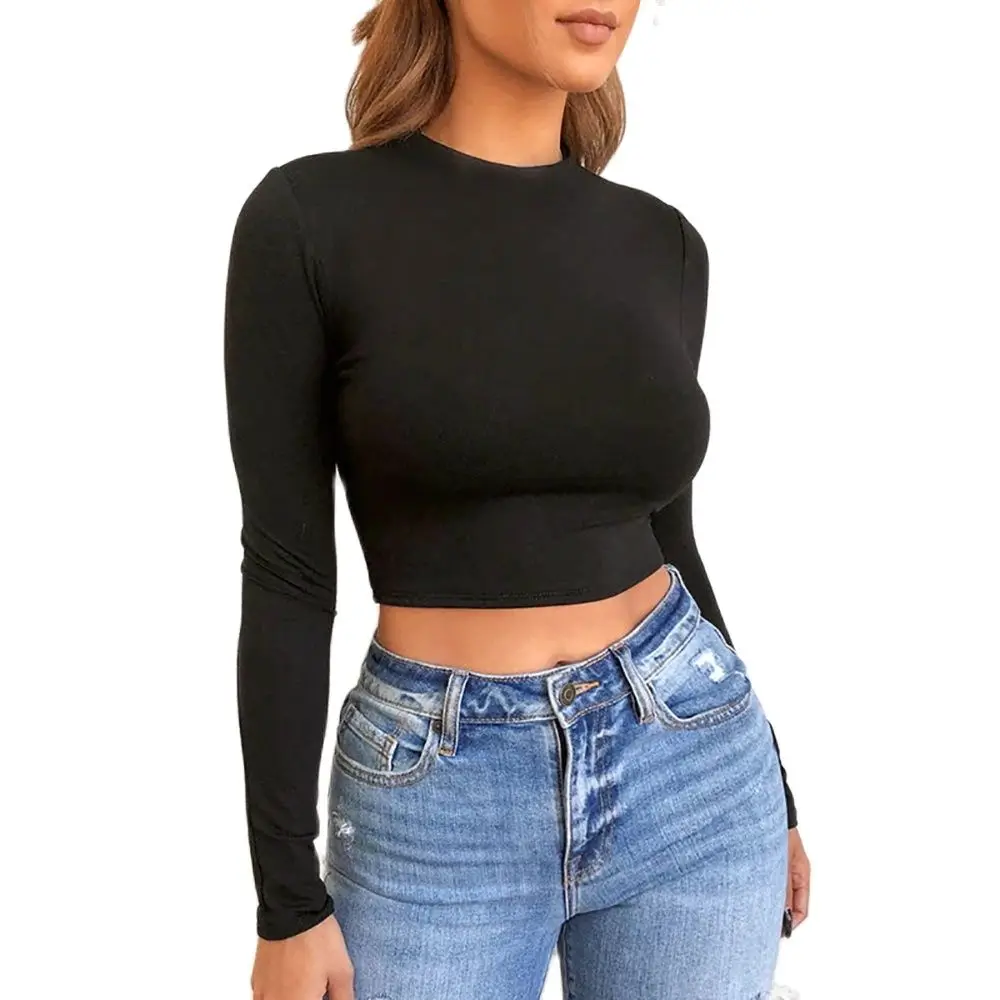 2022 New Design Good Quality Factory Price Fashion Hot Selling Women's Solid Color Long-Sleeved Slim Bottoming T-Shirt
2022 New Design Good Quality Factory Price Fashion Hot Selling Women's Solid Color Long-Sleeved Slim Bottoming T-Shirt