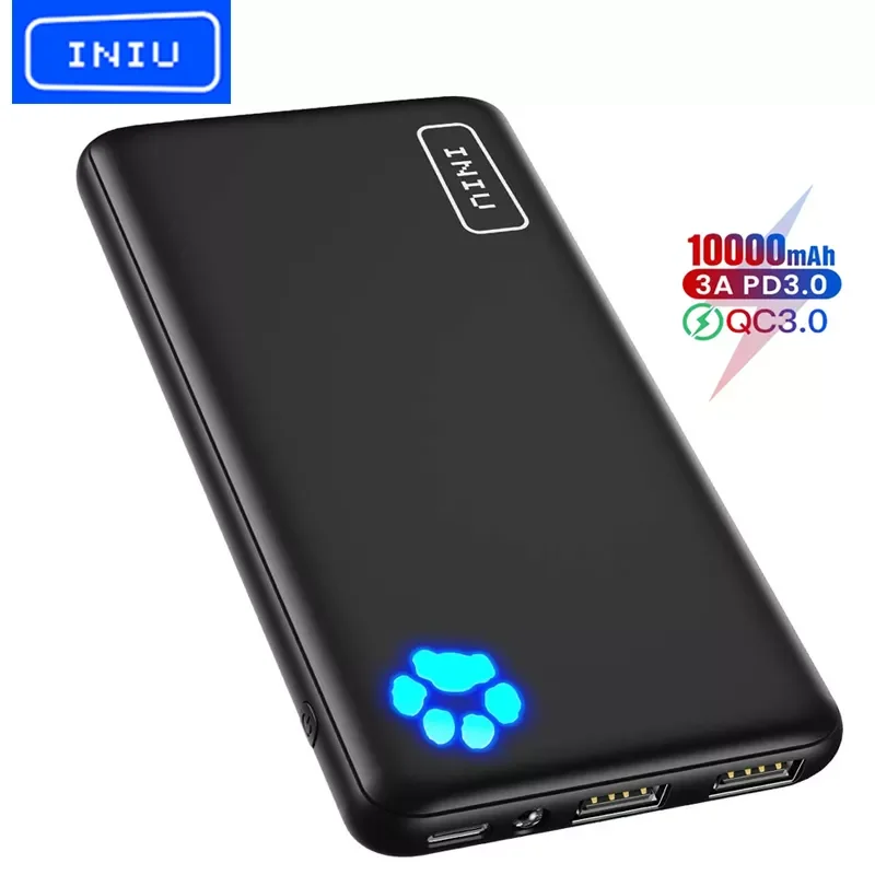 INIU Power Bank 10000mAh PD Fast Charging Portable Charger PowerBank External Battery Pack For iPhone 13 12 11
INIU Power Bank 10000mAh PD Fast Charging Portable Charger PowerBank External Battery Pack For iPhone 13 12 11