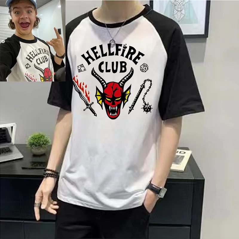 Summer New Hellfire Club Men's Women's Short-Sleeved T-shirt 2022 Casual Male Female Stranger Things 4 3D Print T-shirts XS-3XL
Summer New Hellfire Club Men's Women's Short-Sleeved T-shirt 2022 Casual Male Female Stranger Things 4 3D Print T-shirts XS-3XL