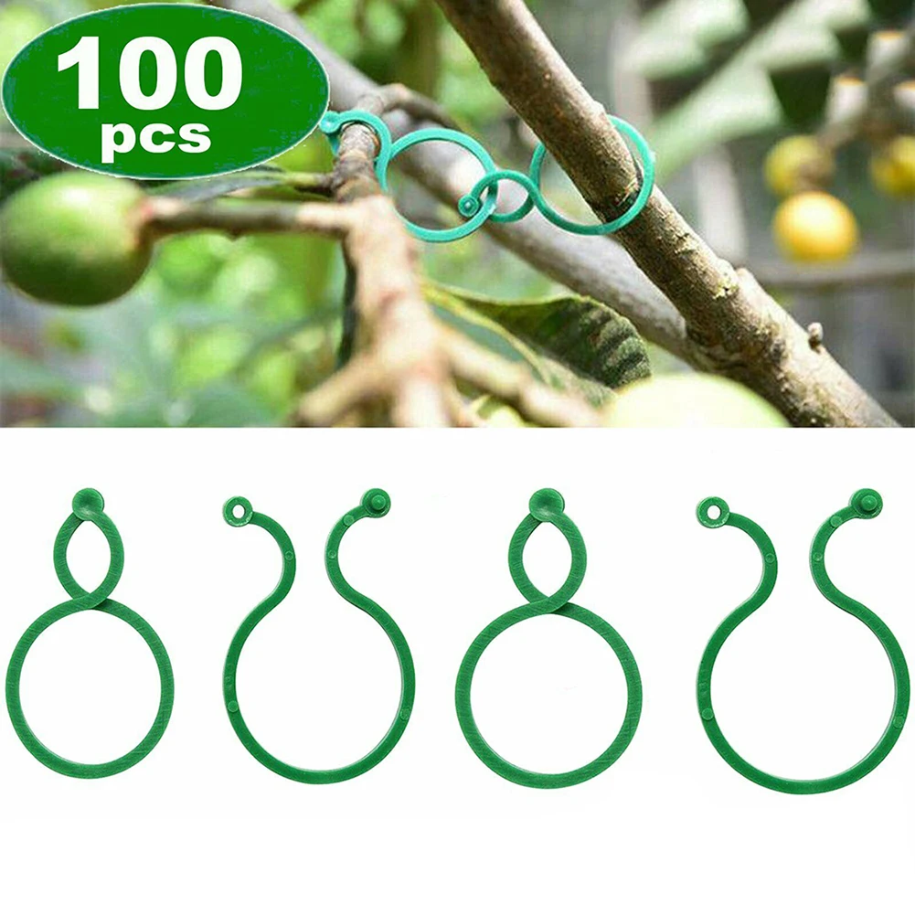 100pcs Garden Plant Clip Reusable Fruits Tomato Vine Grow Support Holder Straps Garden Stand Tool Vine Grafting Clips Supports
100pcs Garden Plant Clip Reusable Fruits Tomato Vine Grow Support Holder Straps Garden Stand Tool Vine Grafting Clips Supports