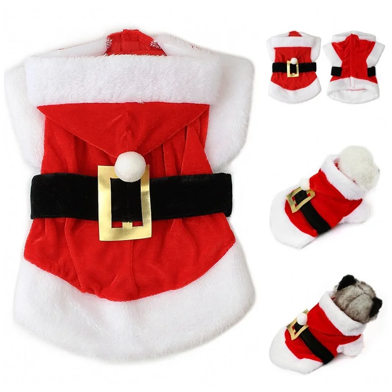 Dog Christmas Winter Costume Santa Festival Party Clothes For Puppy Cat Chihuahua Yorkshire Pet Articles Supplies Accessories
Dog Christmas Winter Costume Santa Festival Party Clothes For Puppy Cat Chihuahua Yorkshire Pet Articles Supplies Accessories