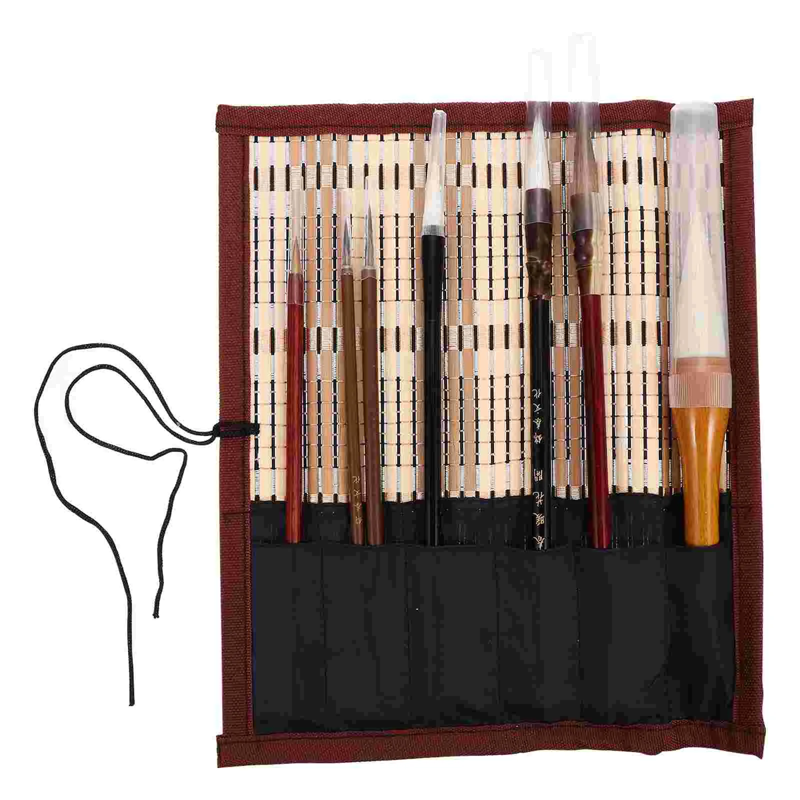 Brush Set Roll-up Brushes Holder Calligraphy Stationery Painting Ink Writing Sumi Pen Wood Traditional Chinese Student
Brush Set Roll-up Brushes Holder Calligraphy Stationery Painting Ink Writing Sumi Pen Wood Traditional Chinese Student