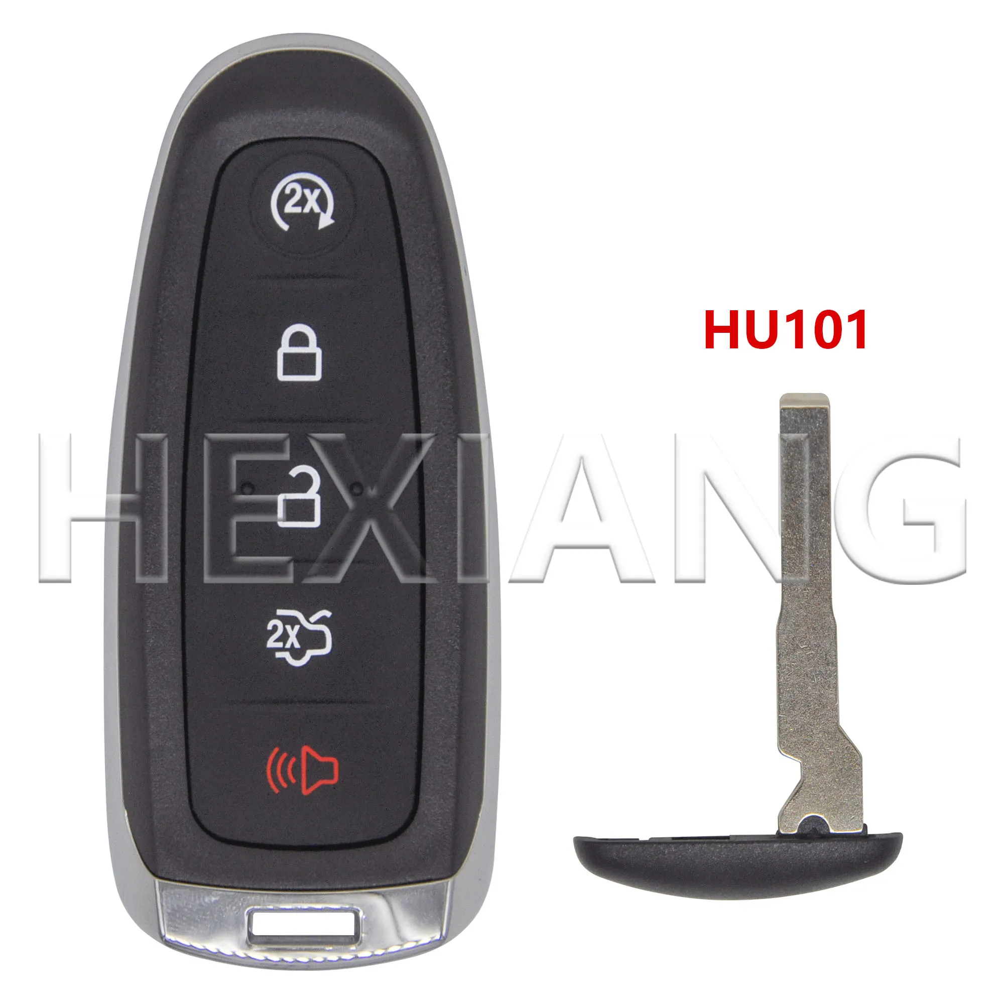 Сменный корпус ключа с 5 кнопками H75/HU101 для автомобилей Ford Edge, Escape, Explorer, Expedition, Flex, Focus, C-Max, Taurus
Сменный корпус ключа с 5 кнопками H75/HU101 для автомобилей Ford Edge, Escape, Explorer, Expedition, Flex, Focus, C-Max, Taurus