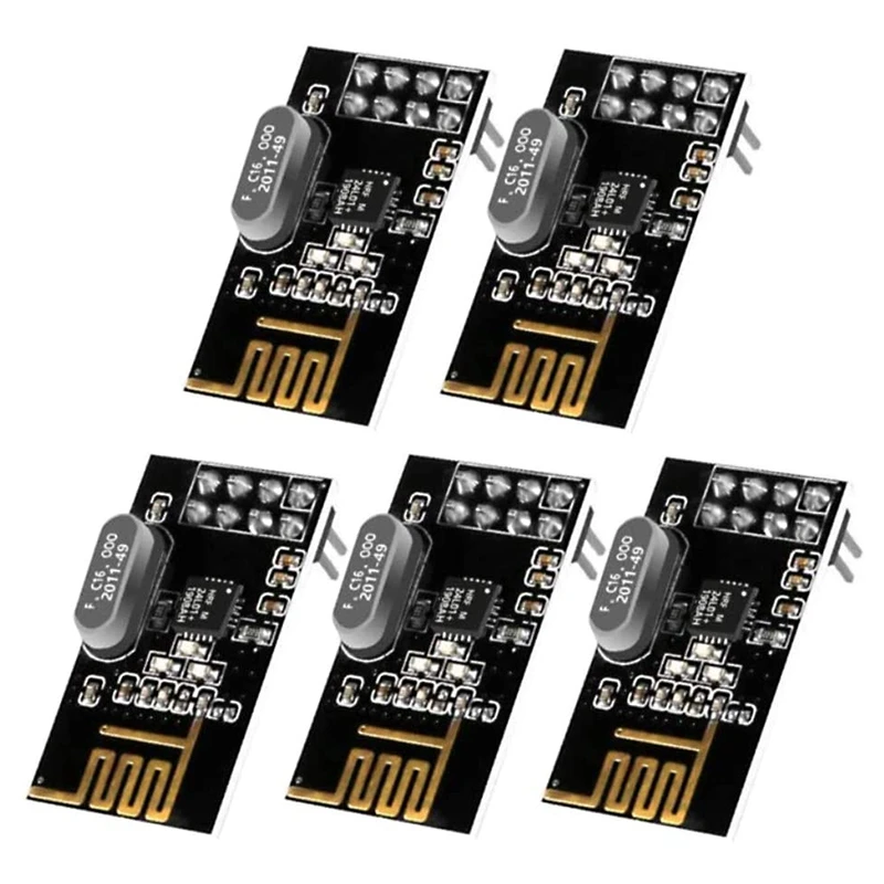 5 шт. NRF24L01 + беспроводной модуль 2,4G модуль обновления для модуля беспроводной связи для DIY экспериментов
5 шт. NRF24L01 + беспроводной модуль 2,4G модуль обновления для модуля беспроводной связи для DIY экспериментов