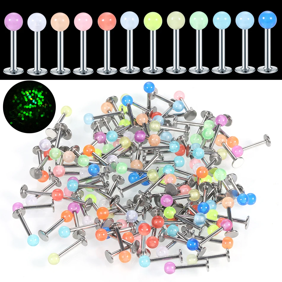 120pcs/lot Steel Labret Barbell Monroe Lip Ring Colorful Helix Earring Tragus Cartilage Stud Piercing Jewelry for Women Men 16G
120pcs/lot Steel Labret Barbell Monroe Lip Ring Colorful Helix Earring Tragus Cartilage Stud Piercing Jewelry for Women Men 16G