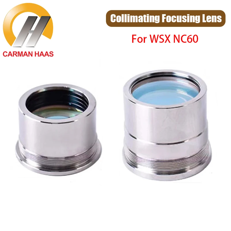 

Оптоволоконный лазер Carmanhaas от производителя, Фокусирующая линза, диаметр 37 мм CL100mm FL150mm с держателем для линзы для лазерной режущей головки ...