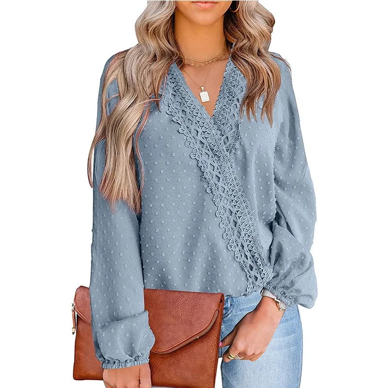 FREE Spring And Summer Women's Chiffon Jacquard Wool Ball Lace Top Women's Lace Puff Sleeve Shirt
FREE Spring And Summer Women's Chiffon Jacquard Wool Ball Lace Top Women's Lace Puff Sleeve Shirt