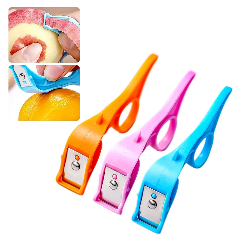 Fruit Apple Peeler Portable Plastic Vegetable Peeler with Ring Non-slip Manual Peeling for Orange Potato Planer Kitchen Gadgets
Fruit Apple Peeler Portable Plastic Vegetable Peeler with Ring Non-slip Manual Peeling for Orange Potato Planer Kitchen Gadgets