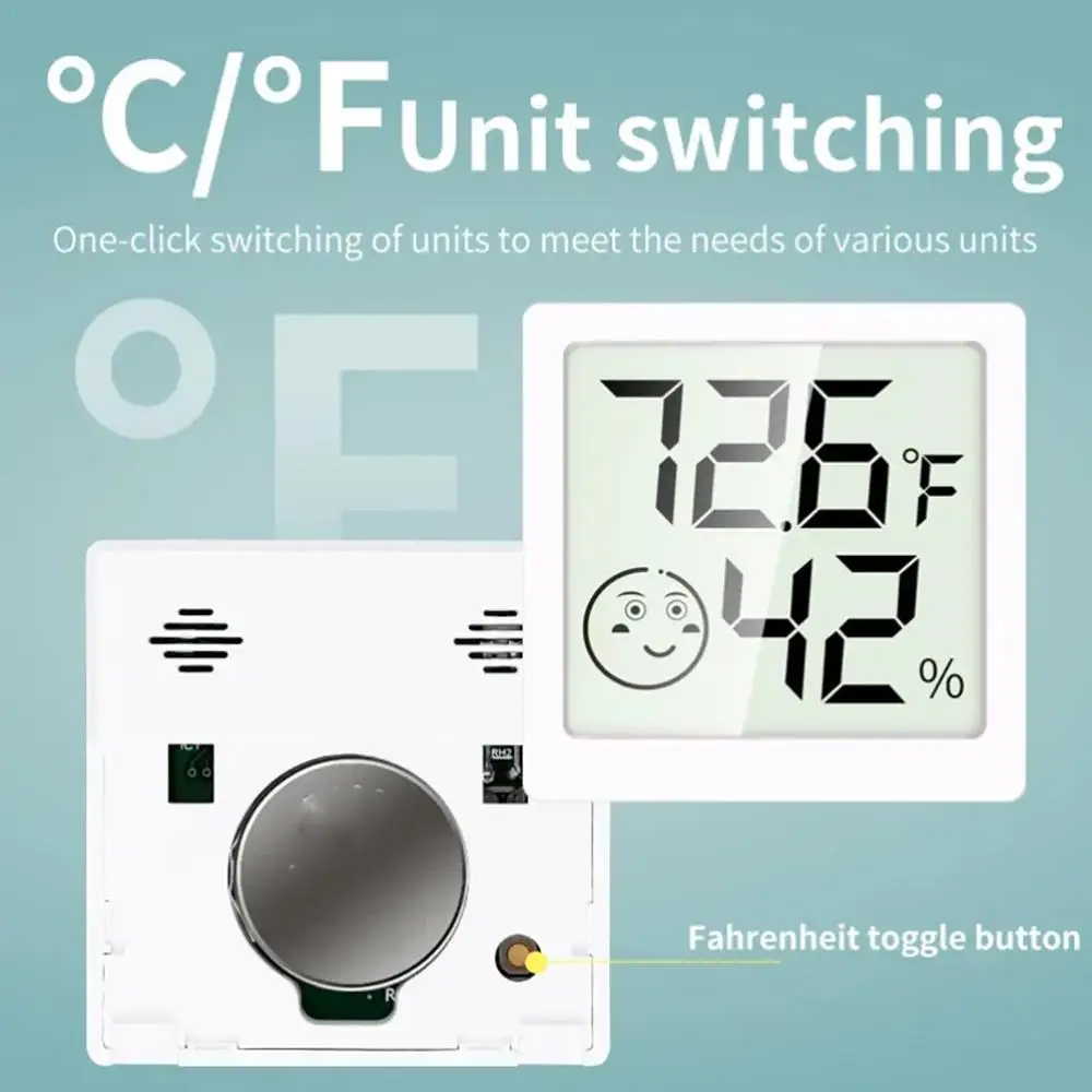 LCD Electronic Digital Temperature Humidity Meter Indoor Outdoor Thermometer Hygrometer Weather Temperature Humidity Meter Teste
LCD Electronic Digital Temperature Humidity Meter Indoor Outdoor Thermometer Hygrometer Weather Temperature Humidity Meter Teste
