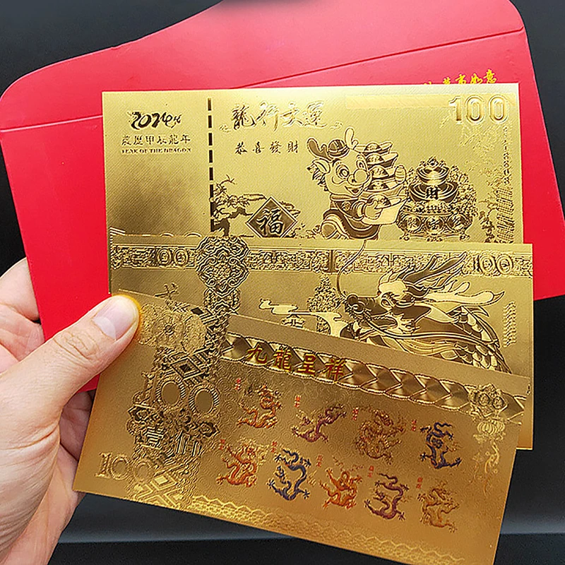 2024 Dragon Year Note Coin Gold Plated Celebrating Commemorative Notes For Collection Home Decor Lucky Bag Guest Gift Crafts
2024 Dragon Year Note Coin Gold Plated Celebrating Commemorative Notes For Collection Home Decor Lucky Bag Guest Gift Crafts