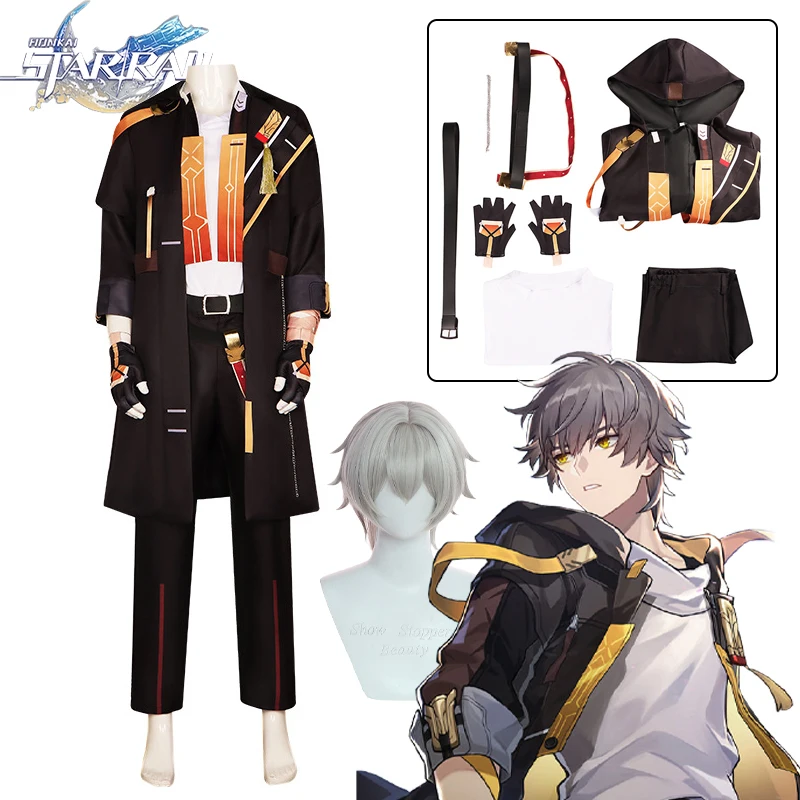Game Trailblazer Caelus Cosplay Honkai Star Rail Cosplay Costume Wigs Anime Men Uniform Caelus Wig Halloween Party Costume Set
Game Trailblazer Caelus Cosplay Honkai Star Rail Cosplay Costume Wigs Anime Men Uniform Caelus Wig Halloween Party Costume Set