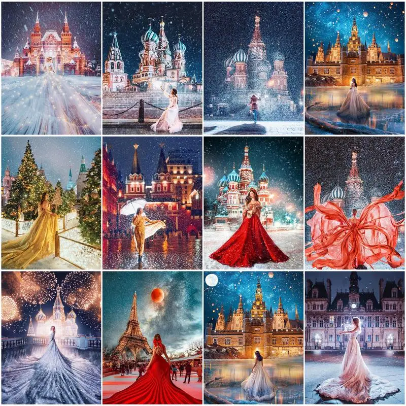 RUOPOTY Full Square Drill Diamond Painting 5d Portrait DIY Diamond Art Embroidery Woman Tower For Kids And Adults New Arrival
RUOPOTY Full Square Drill Diamond Painting 5d Portrait DIY Diamond Art Embroidery Woman Tower For Kids And Adults New Arrival