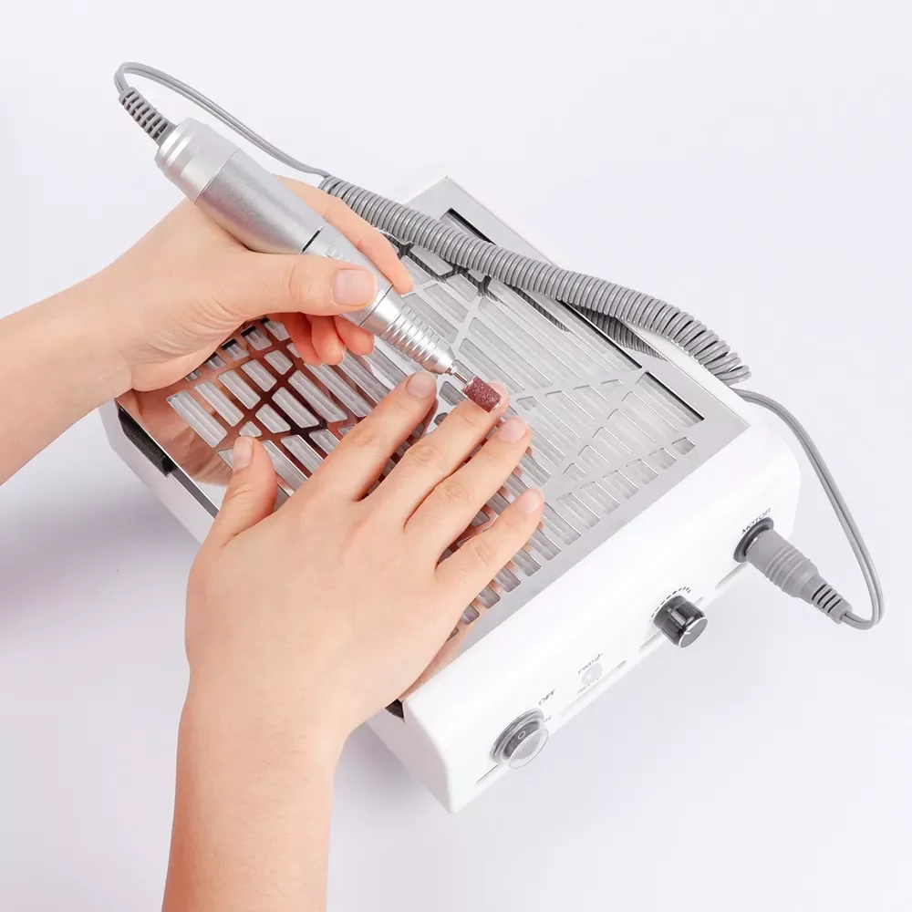 40W 2 in 1 Nail Art Equipment 25000RPM Nail Drill Machine with Nail Dust Collector Nail Art Manicure Salon Dust Collectors Tool 
40W 2 in 1 Nail Art Equipment 25000RPM Nail Drill Machine with Nail Dust Collector Nail Art Manicure Salon Dust Collectors Tool