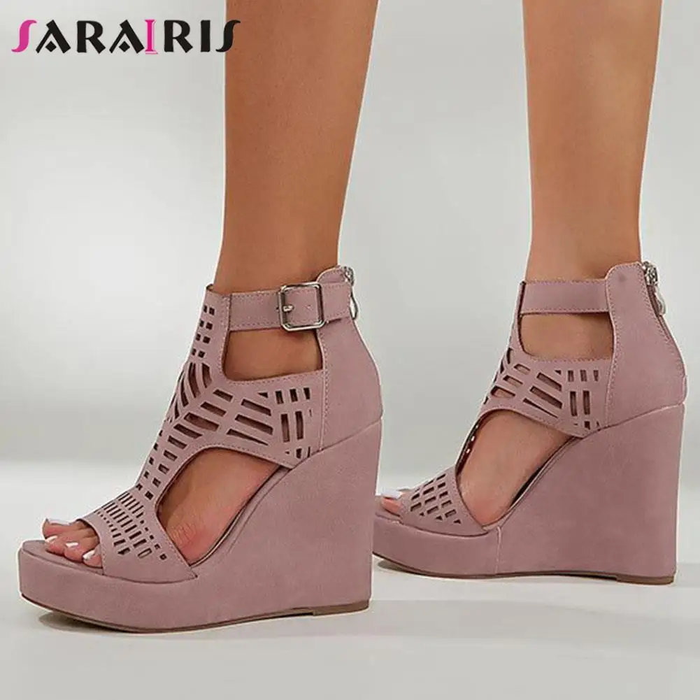 Женские классические туфли SARAIRIS, летняя обувь больших размеров 43 в римском стиле, женские туфли на платформе и высоком каблуке в стиле ретро... 
Женские классические туфли SARAIRIS, летняя обувь больших размеров 43 в римском стиле, женские туфли на платформе и высоком каблуке в стиле ретро...