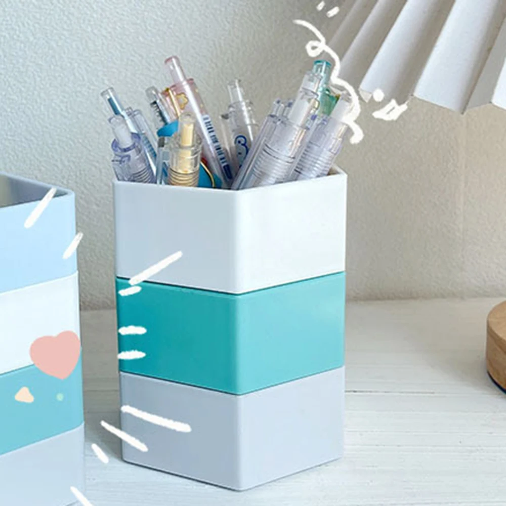 Newly Pen Holder Multi Function Desktop Cosmetic Storage Box Decorative Desk Organizer Office School Supplies For Home Office
Newly Pen Holder Multi Function Desktop Cosmetic Storage Box Decorative Desk Organizer Office School Supplies For Home Office