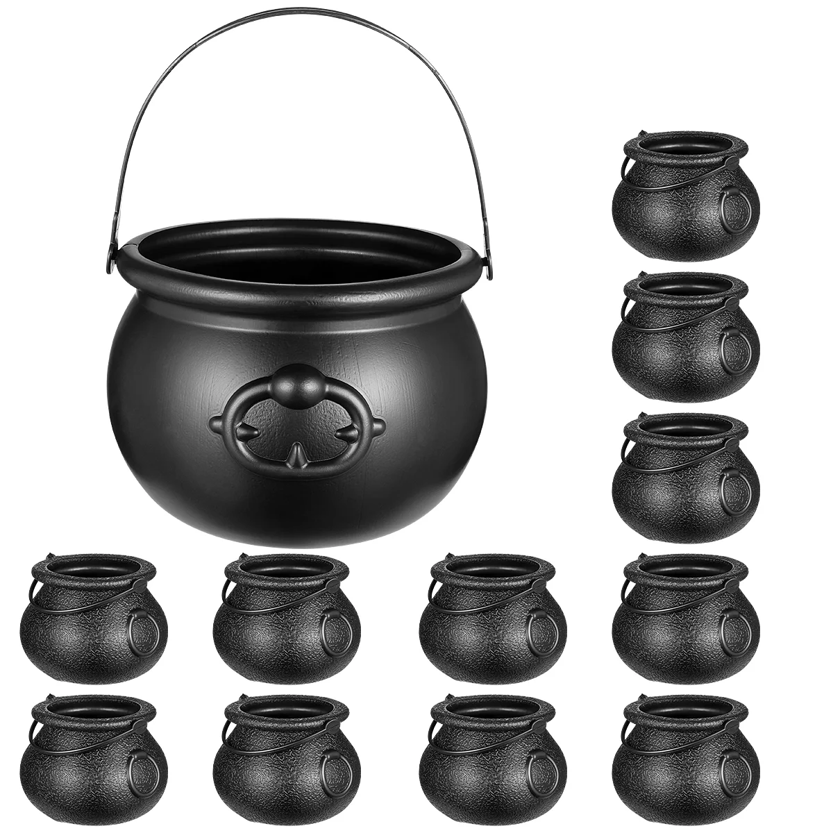 Toyvian Halloween Mini pumpkin candy bucket Witch jar Cauldrons Candy Cauldron Kettles Candy Pot for Halloween Party
Toyvian Halloween Mini pumpkin candy bucket Witch jar Cauldrons Candy Cauldron Kettles Candy Pot for Halloween Party