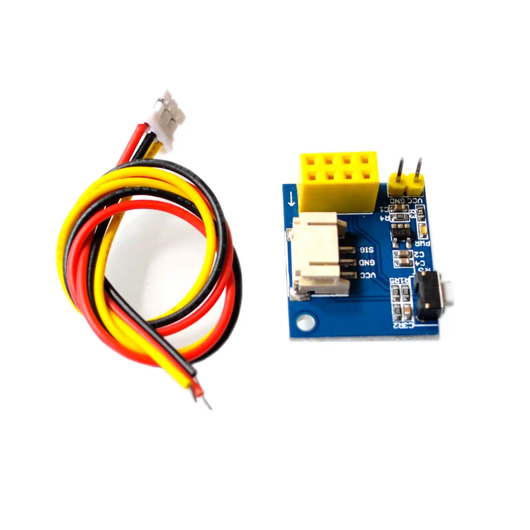 1 шт., ESP8266 ESP-01 RGB светодиодный модуль контроллера, для IDE WS2812 светильник Ring Electronic DIY
1 шт., ESP8266 ESP-01 RGB светодиодный модуль контроллера, для IDE WS2812 светильник Ring Electronic DIY