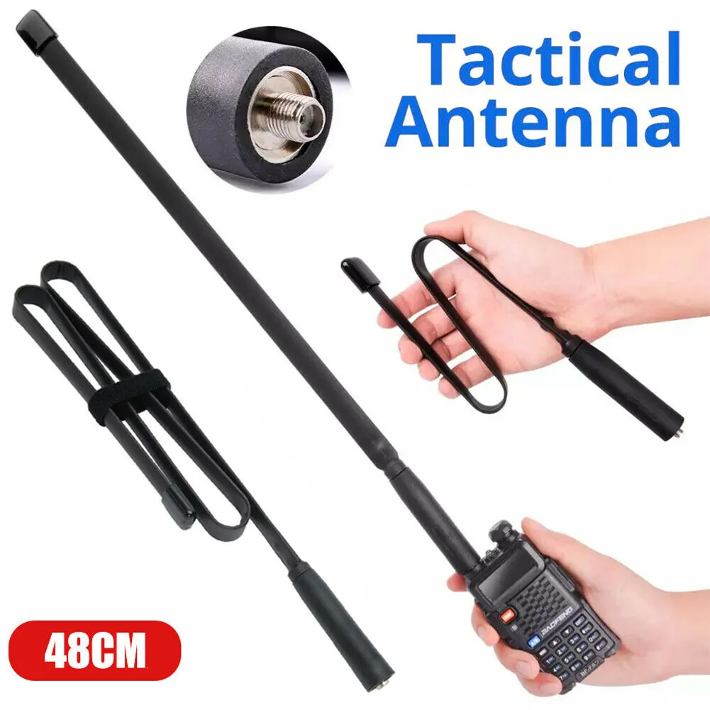 2022 CS Tactical Antenna SMA-Female Dual Band VHF UHF For Baofeng UV-5R UV-82 Two Way Radio Foldable
2022 CS Tactical Antenna SMA-Female Dual Band VHF UHF For Baofeng UV-5R UV-82 Two Way Radio Foldable