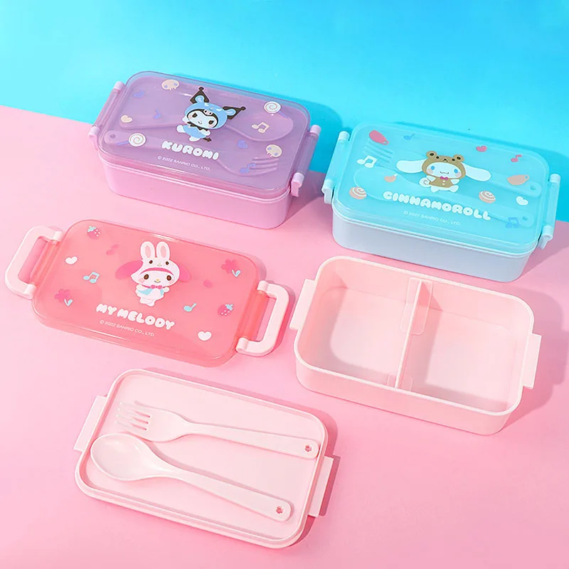 Милая коробка Sanrio Kuromi Mymelody Cinnamoroll Bento, свежая коробка, устойчивая к высоким температурам, рождественский подарок для девочек, для детей
Милая коробка Sanrio Kuromi Mymelody Cinnamoroll Bento, свежая коробка, устойчивая к высоким температурам, рождественский подарок для девочек, для детей
