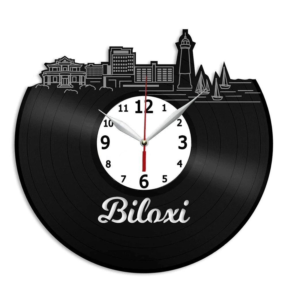 Виниловые настенные часы Biloxi, художественные украшения для дома на день рождения, 12 дюймов
Виниловые настенные часы Biloxi, художественные украшения для дома на день рождения, 12 дюймов