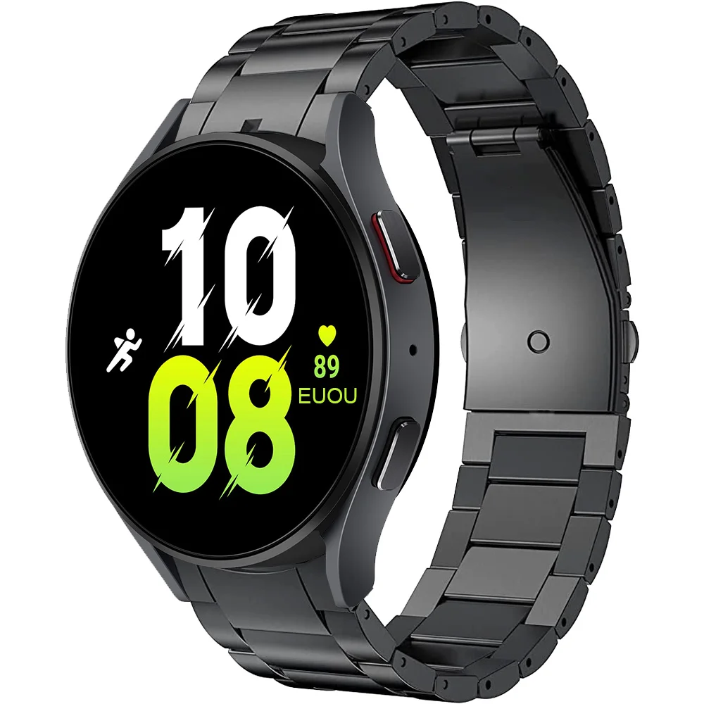 Ремешок титановый для Galaxy Watch 5 40 мм/44 мм, металлический браслет без зазоров для Samsung Galaxy Watch 5 Pro 45 мм/4 Classic 46 мм 42 мм, 20 мм 
Ремешок титановый для Galaxy Watch 5 40 мм/44 мм, металлический браслет без зазоров для Samsung Galaxy Watch 5 Pro 45 мм/4 Classic 46 мм 42 мм, 20 мм