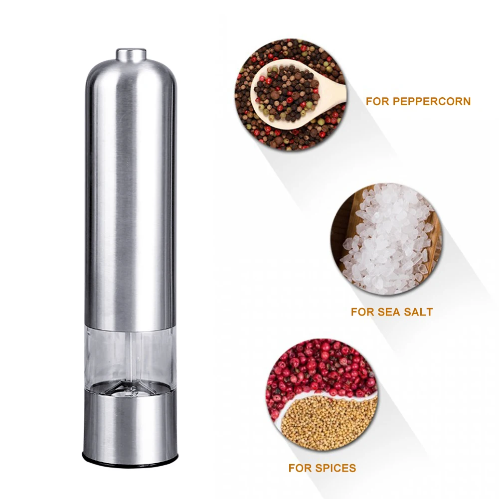 Electric Automatic Pepper And Salt Grinder Automatic Pepper Mill Ceramic Burr Battery Operated For For Cooking Kitchen Seasoning
Electric Automatic Pepper And Salt Grinder Automatic Pepper Mill Ceramic Burr Battery Operated For For Cooking Kitchen Seasoning