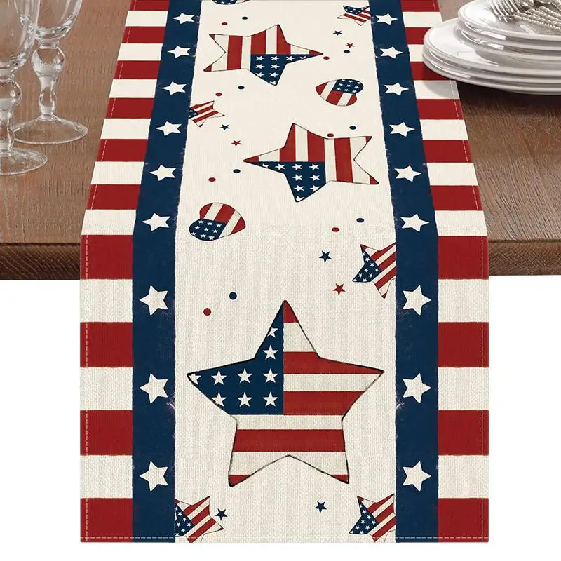 Red White And Blue Table Runner American Flag Linen Dresser Scarf Table Decoration Memorial Day Independence Day Kitchen
Red White And Blue Table Runner American Flag Linen Dresser Scarf Table Decoration Memorial Day Independence Day Kitchen