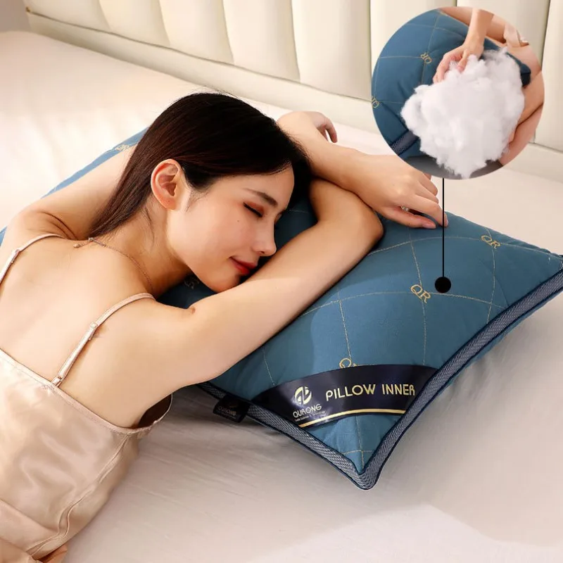 100% Cotton Sleeping Pillows Hilton Solid Color Soft Cervical Pillow Core for 5 Stars Hotel Home Bedroom Single Adult
100% Cotton Sleeping Pillows Hilton Solid Color Soft Cervical Pillow Core for 5 Stars Hotel Home Bedroom Single Adult