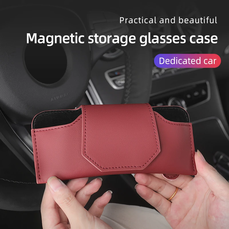 Leather Sun Visor Glasses Holder Magnetic Car Glasses Case For Hyundai I30 I20 IX35 I40 Tucson Getz Veloster Kona Elantra Sonata
Leather Sun Visor Glasses Holder Magnetic Car Glasses Case For Hyundai I30 I20 IX35 I40 Tucson Getz Veloster Kona Elantra Sonata