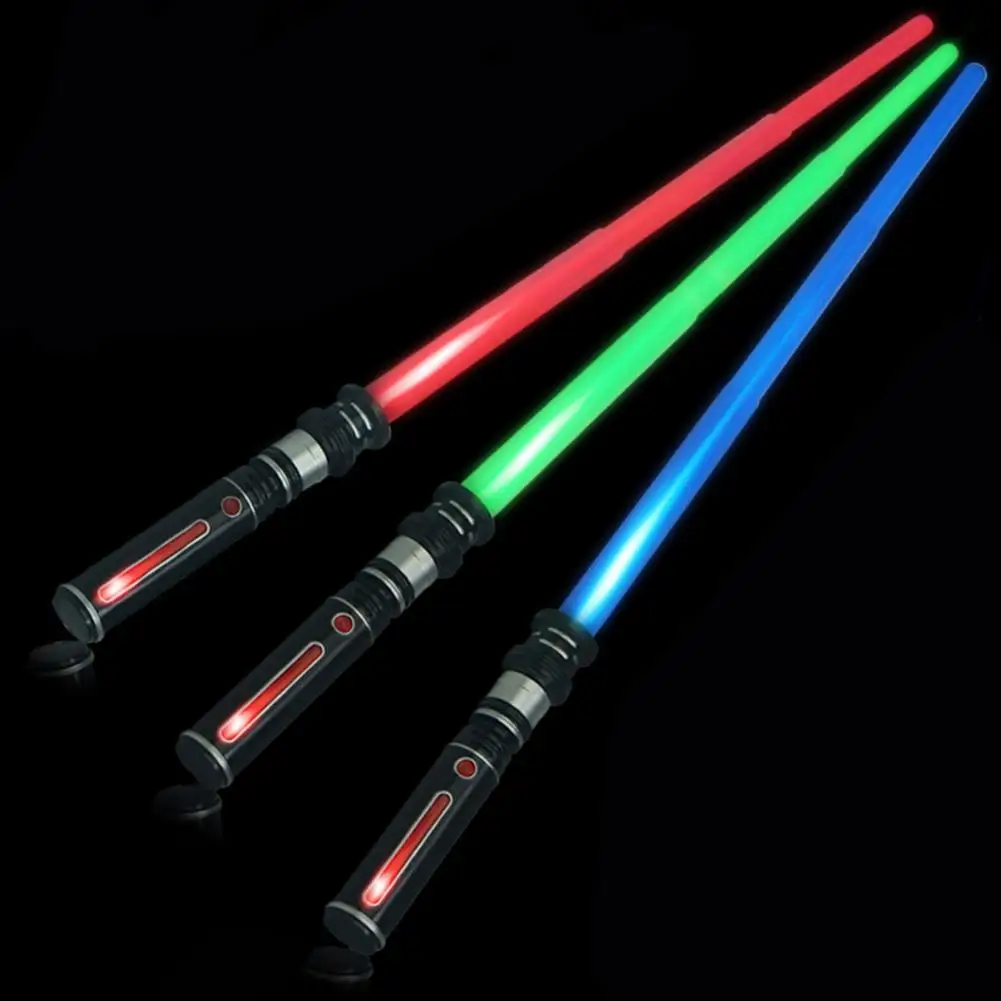 Comfortable Grip Plastic Easy to Play Family Gathering LED Lightsaber Light-up Toy Luminous Lightsaber for Gift
Comfortable Grip Plastic Easy to Play Family Gathering LED Lightsaber Light-up Toy Luminous Lightsaber for Gift