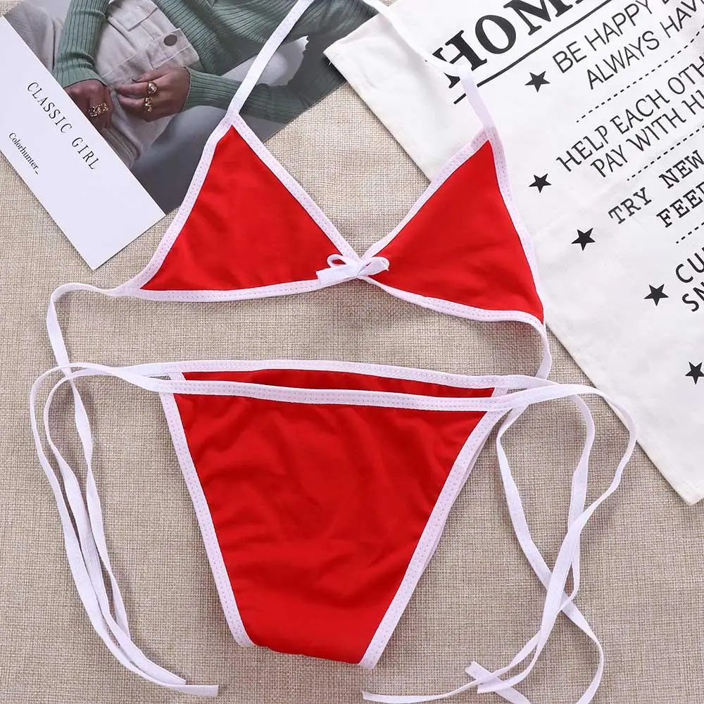 Sexy Beach Cosplay Push-up Bra Women Halter Neck Strap Biquini Bikini Sets Bathing Suit Swimsuit Swimwear
Sexy Beach Cosplay Push-up Bra Women Halter Neck Strap Biquini Bikini Sets Bathing Suit Swimsuit Swimwear