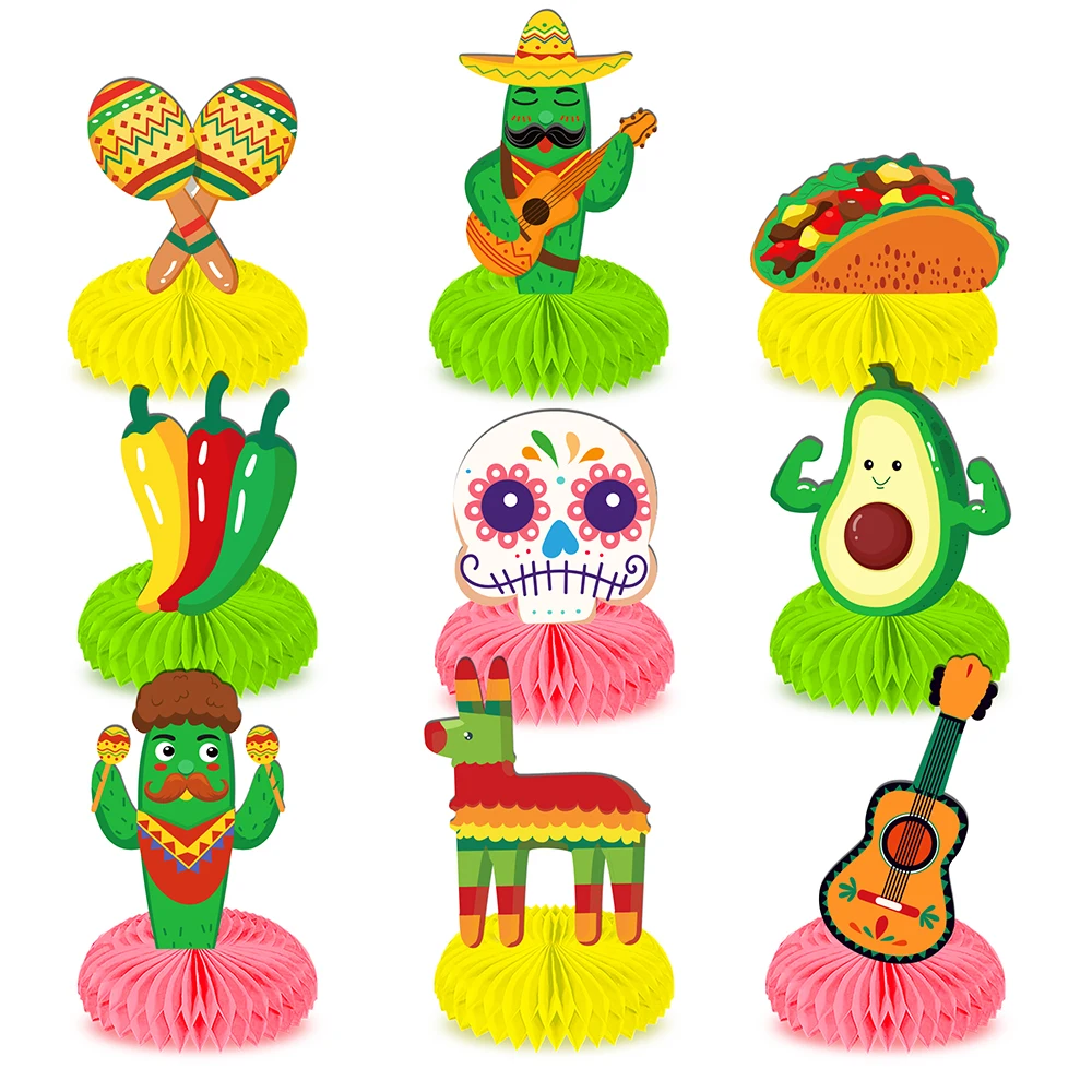 9pcs Retro Mexican Cactus Party DIY Backdrops Paper Honeycomb Ball Table Crafts Baby Shower Birthday Party Dinner Supplies
9pcs Retro Mexican Cactus Party DIY Backdrops Paper Honeycomb Ball Table Crafts Baby Shower Birthday Party Dinner Supplies