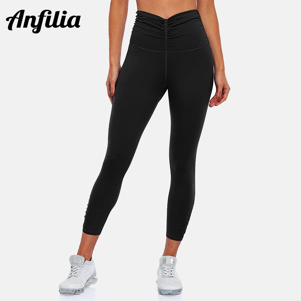 Женские Штаны Для Йоги Anfilia, спортивная одежда для фитнеса, эластичная спортивная одежда с высокой талией и длиной до щиколотки
Женские Штаны Для Йоги Anfilia, спортивная одежда для фитнеса, эластичная спортивная одежда с высокой талией и длиной до щиколотки